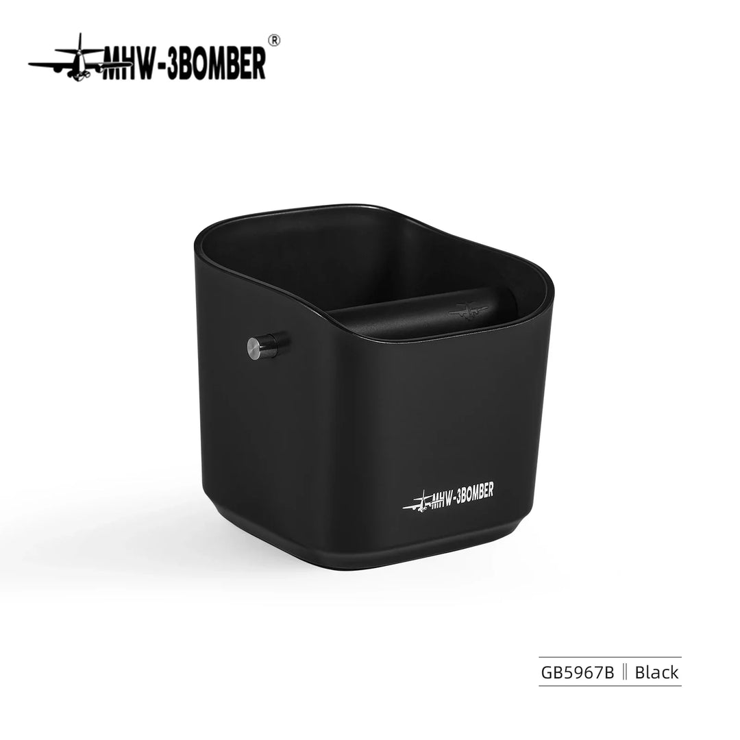 Stornfield | 0.9–1.2L Espresso Knock Box, Detachable Knock Bar and Non-Slip Base, Coffee Grounds Bin, Barista Desk Accessories