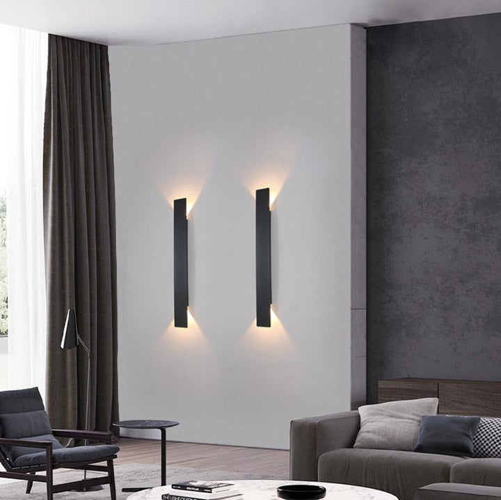 Kashti Outdoor Waterproof Rectangle Up/Down Wall Light | Stornfield