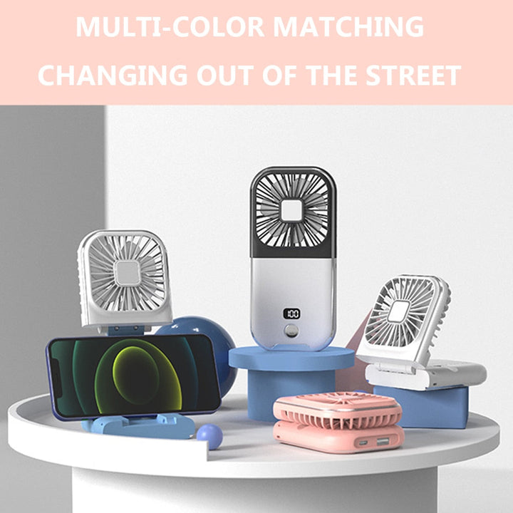 Stornfield | Portable Rechargeable Magic Phone Holder Cooling Fan