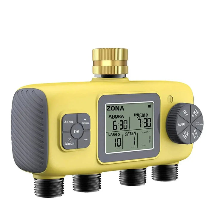 HydroVista - 4-zone digital water system with LCD screen and IPX7 waterproof smart valve system Stornfield