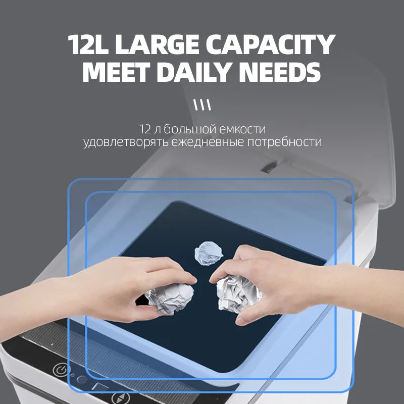 Waterproof Smart Wave Sensor Automatic Trash Can | Stonrfield
