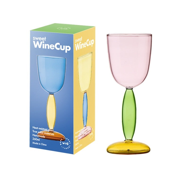 Stornfield | 3-Color Borosilicate Glass - Wine Glass