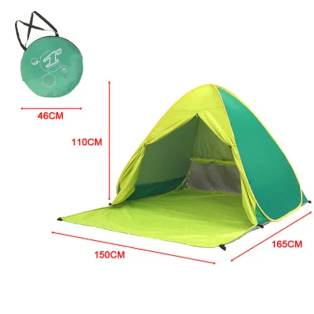 Automatic Pop-Up Ultralight Full Shade Beach Tent | Stornfield