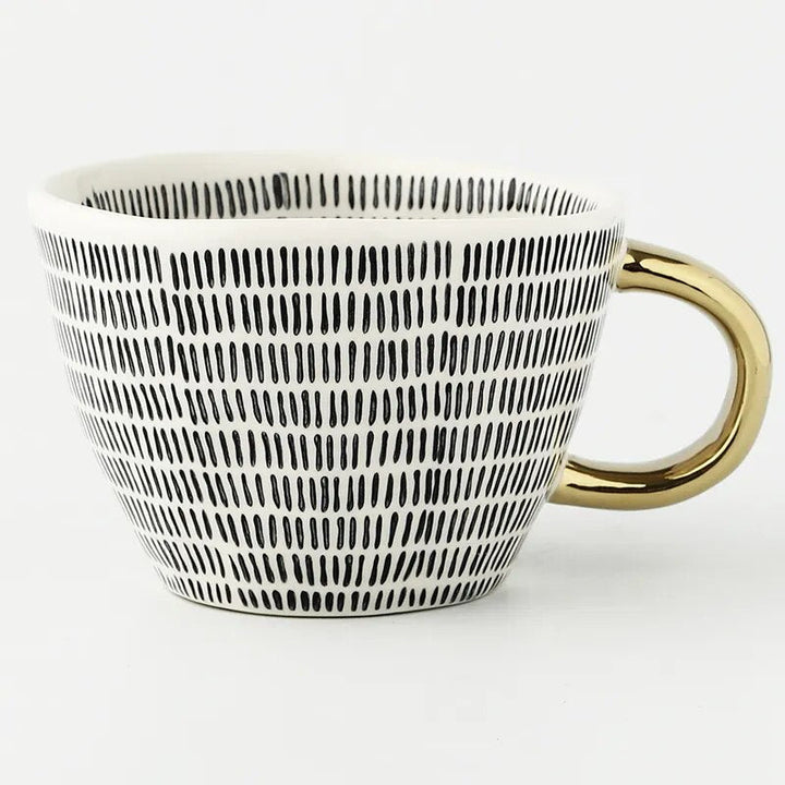 Stornfield | GeoMug Designer Bags & Mugs | Elegant Ceramics | Modern Geometric Patterns