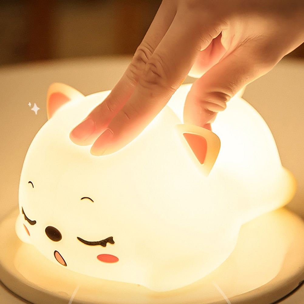 Mini Cat LED Touch Sensor Night Lamp | Stornfield
