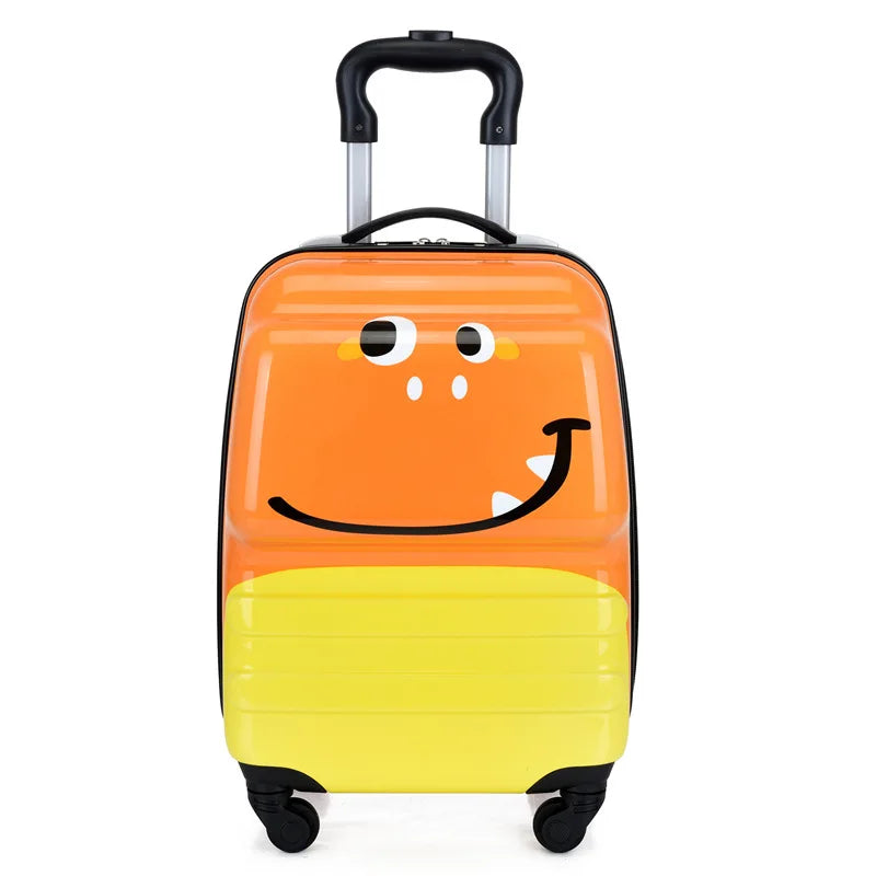 Sydney Kids Suitcase – 3D Animal Trolley with 360° Wheels and Adjustable Handle | Lightweight & Shockproof | Stornfield