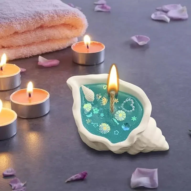 Handmade Sea Shell Starfish Aromatherapy Candle | Stornfield