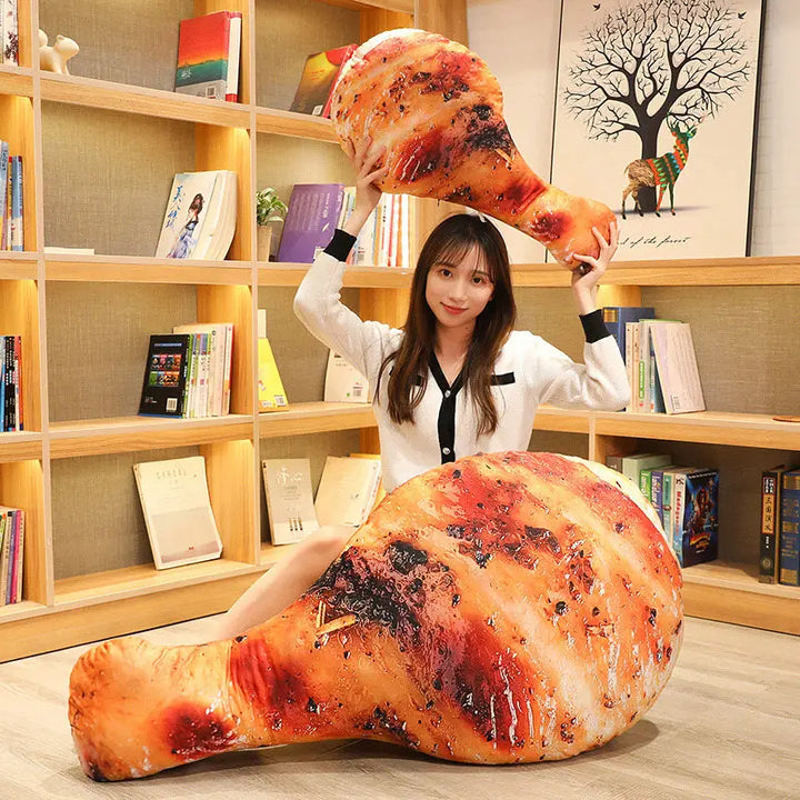 Realistic Food Chicken Leg Plush Toy | Stornfield