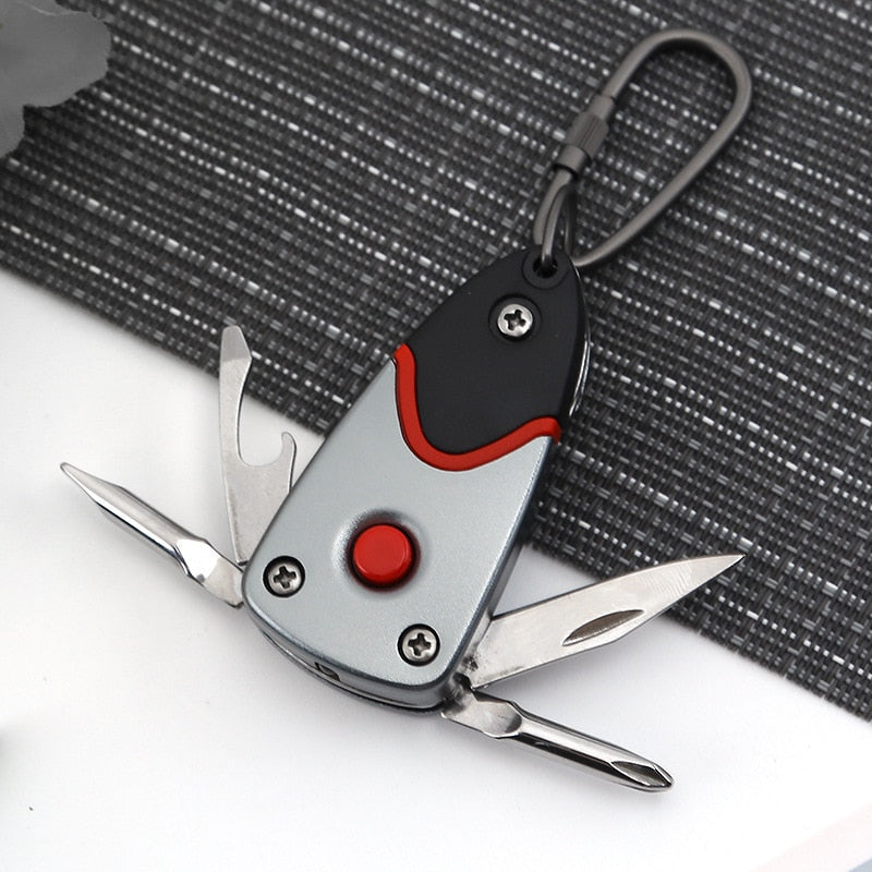 6in1 Stainless Steel Adventure Pro Tool Keychain | Stornfield