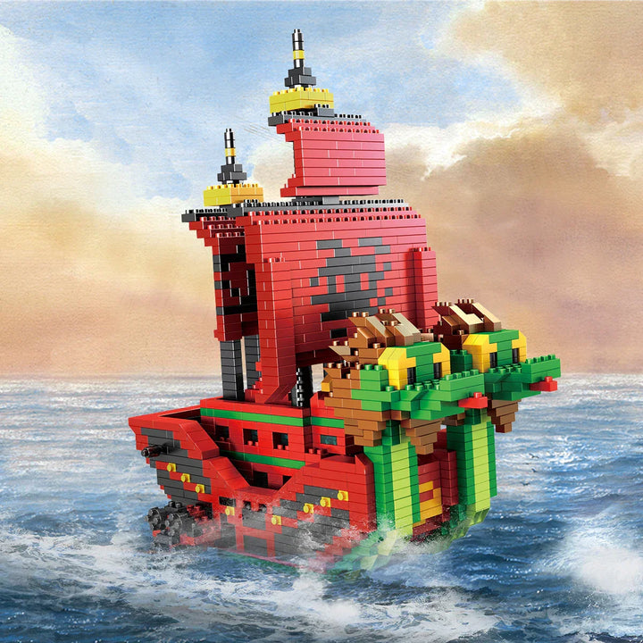 Stornfield | DIY Building Toys Sailing Ship, Pirate Ship Decoration, Educational Toys, Gifts for Boys and Girls