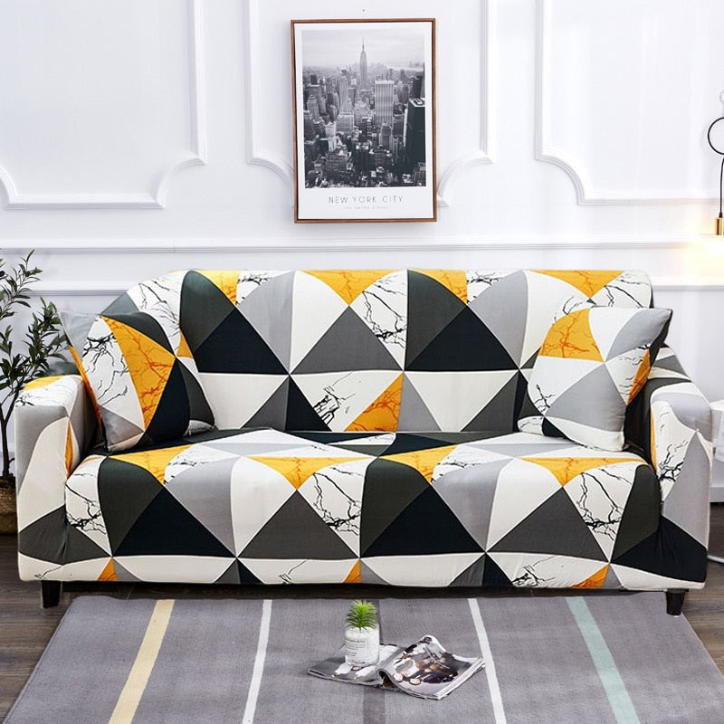 Modern Non-slip Colorful Elastic Sofa Cover | Stornfield