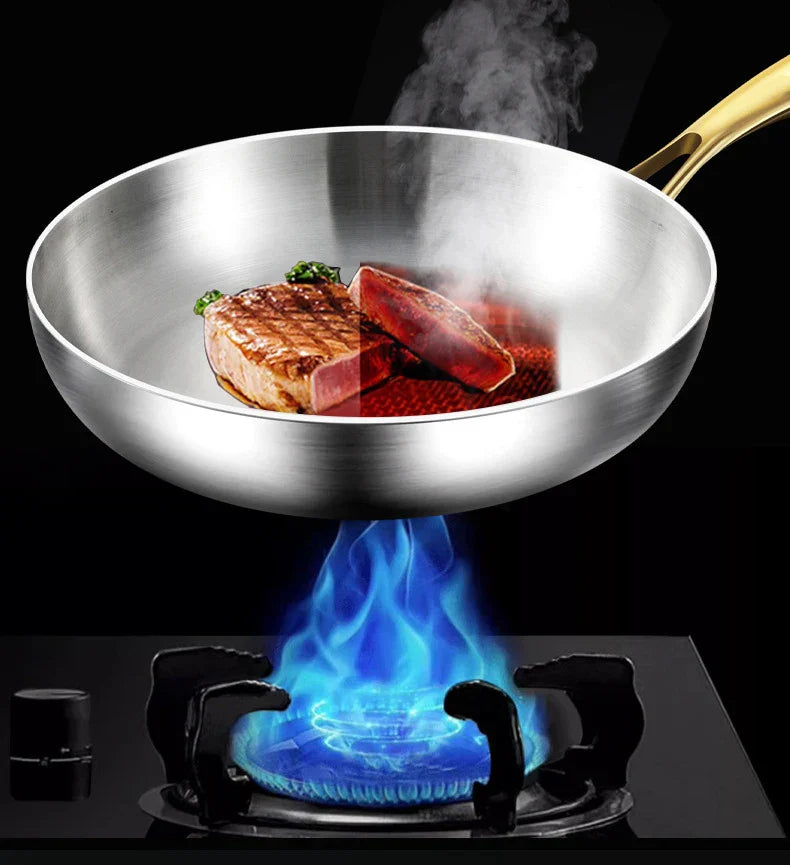 ChefSteel – Professional Stainless Steel Frying Pan for Gas & Induction Stornfield