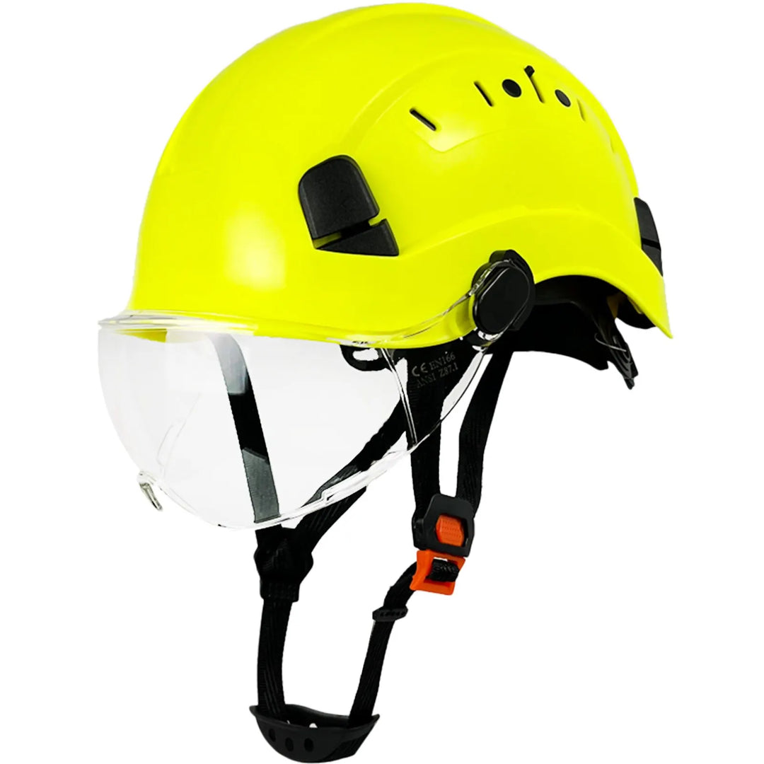 Stornfield | CE ABS Safety Helmet with Goggles & Visor – SafeGuard