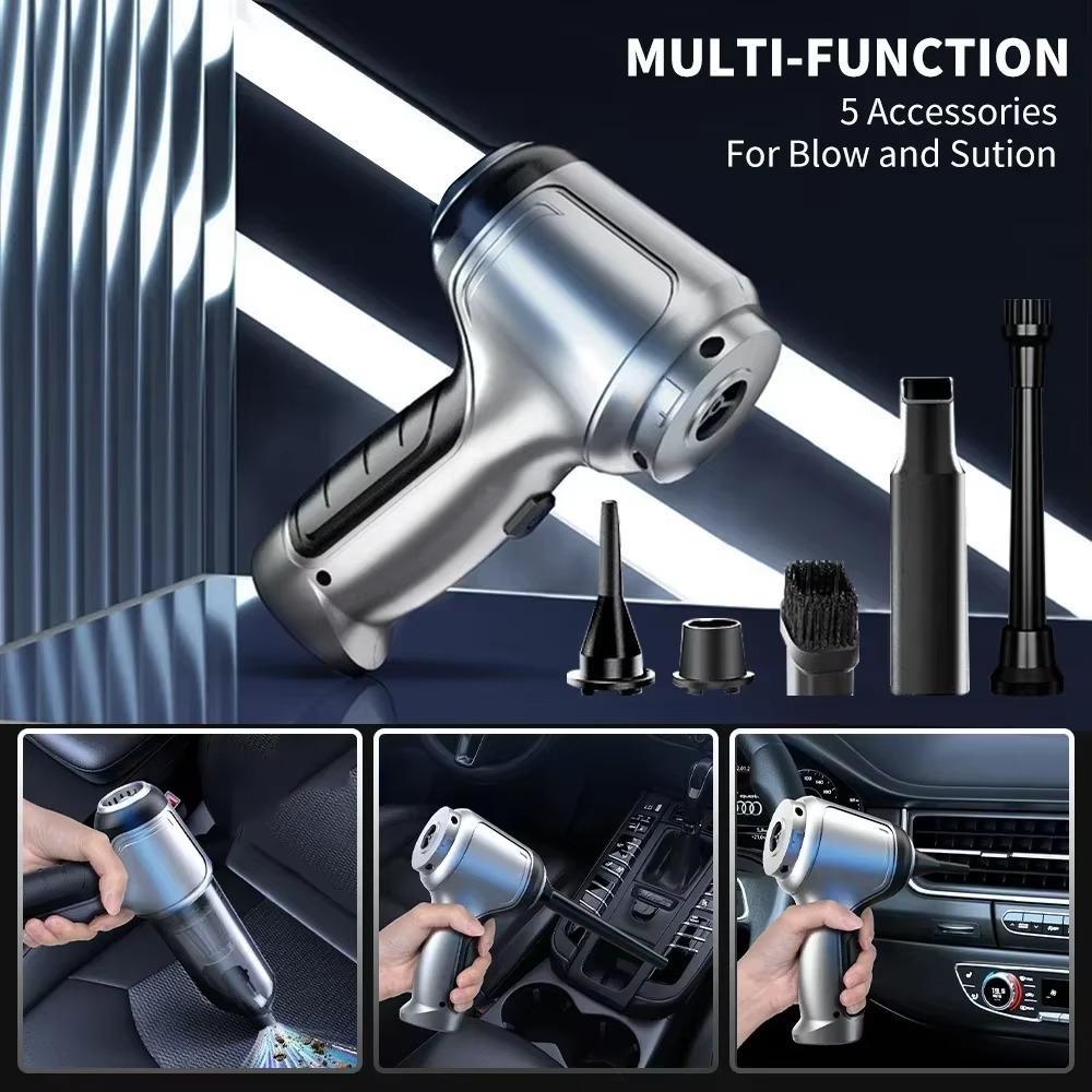Stornfield | High-Power 95000PA Wireless Car Vacuum Cleaner