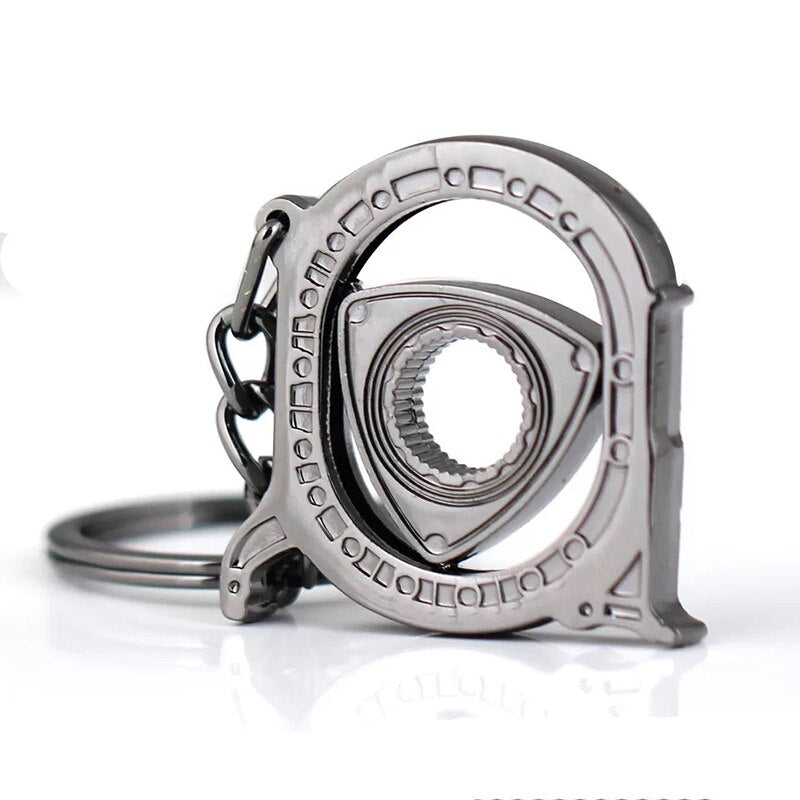 Spinning Rotor Metal Keychain | Stornfield
