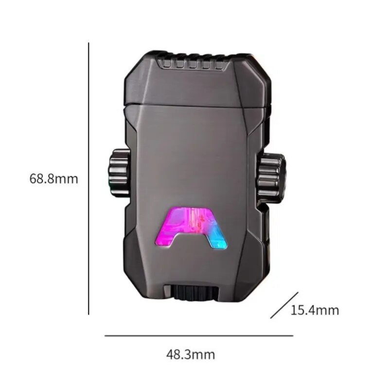 Windproof Double Jet Flame Luminous Lighter | Stornfield