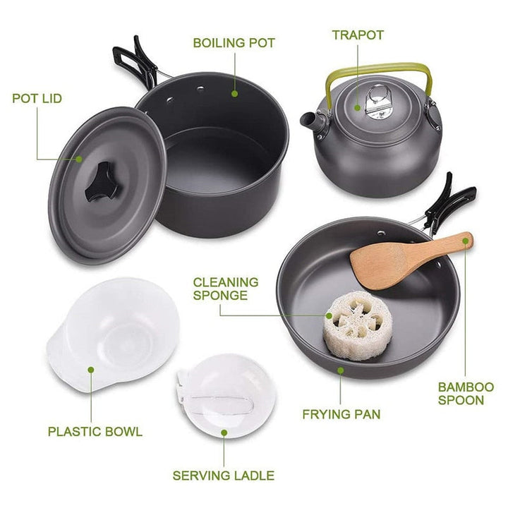 Camping Travel Cookware Kit | Stornfield