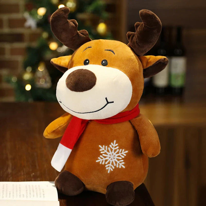 Christmas Plush Toys for Decoration – Reindeer, Santa Claus, Snowman, Perfect for Festive Decor | Stornfield
