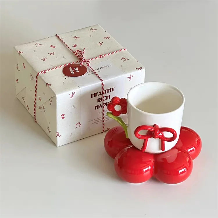 Band-embellished ceramic mug – Handmade elegance for coffee and tea lovers | Stornfield
