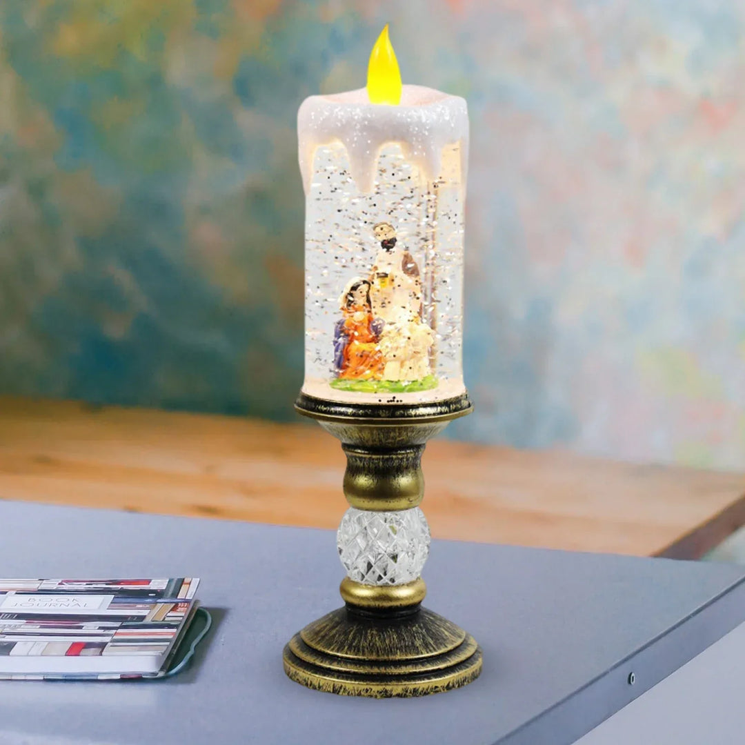 Crystal Echo Christmas Water Candle | Stornfield
