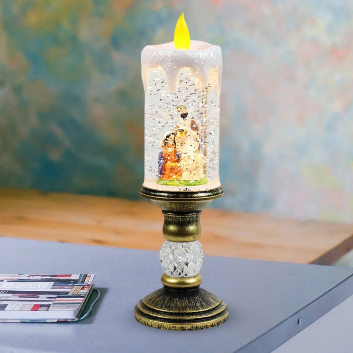 Crystal Echo Christmas Water Candle | Stornfield