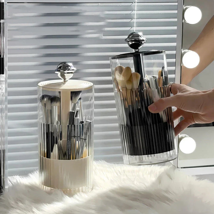Auto Lift & Luxe Makeup Brush Organizer | Stornfield