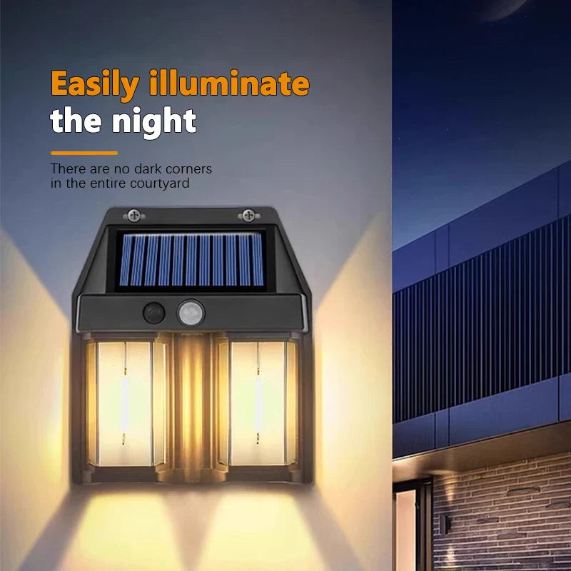 Night Guard LED Solar Wall Waterproof Lamp | Stornfield