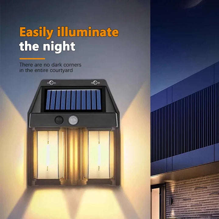 Night Guard LED Solar Wall Waterproof Lamp | Stornfield