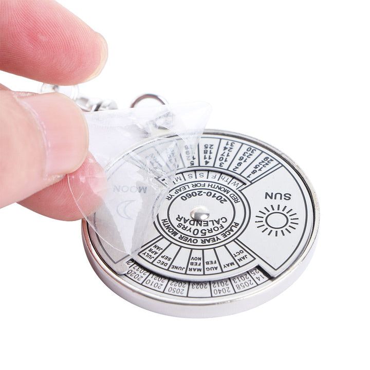 Creative Time Portal Mini Metal Calendar Keychain | Stornfield