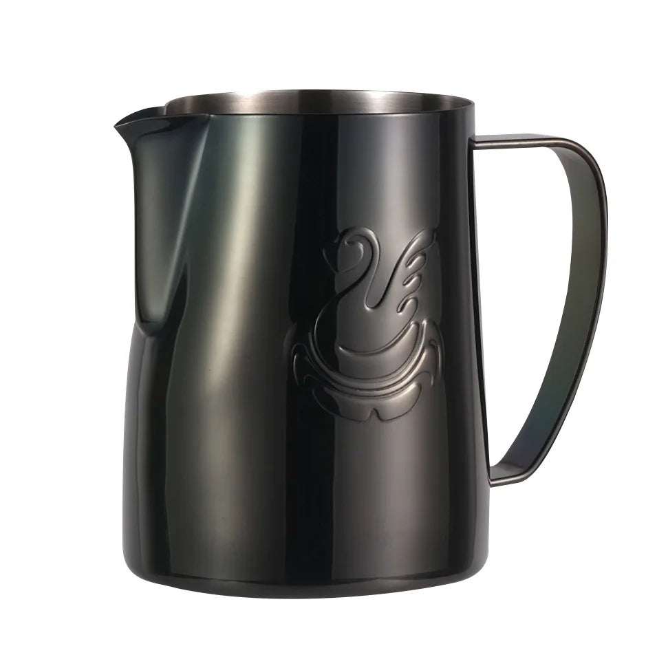 Stornfield | 600ml Stainless Steel French Press Milk Frother Cream Cup Elegant Swan Espresso Latte Art Tool