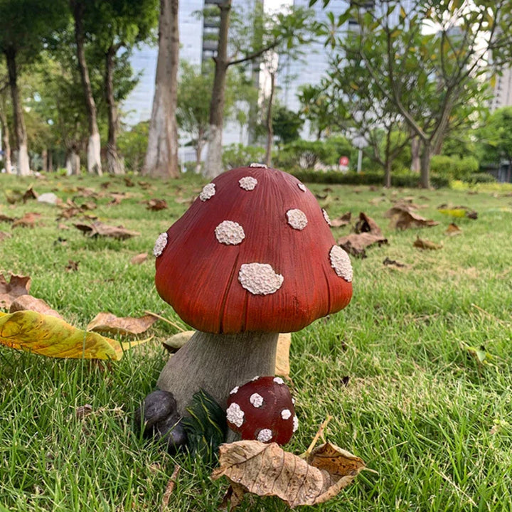 Outdoor Fairy Mushroom Resin Garden Decor | Stornfield