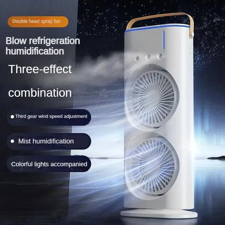 Portable Double Fan Cooling Spray Air Conditioning | Stornfield