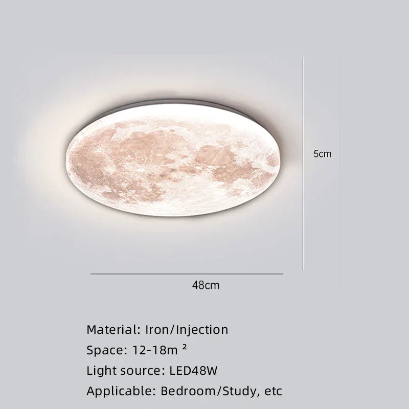 Moon Surface Artistic Modern Ceiling Lamp | Stornfield
