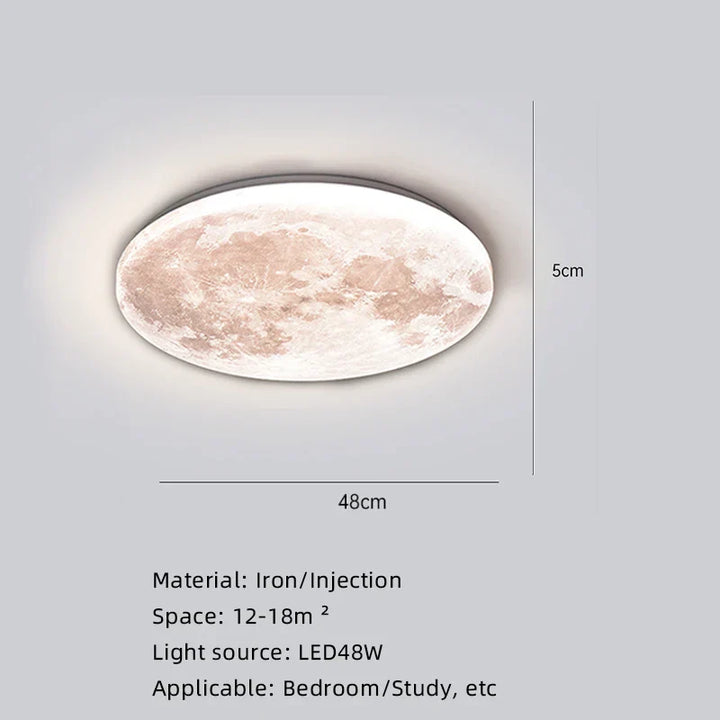 Moon Surface Artistic Modern Ceiling Lamp | Stornfield