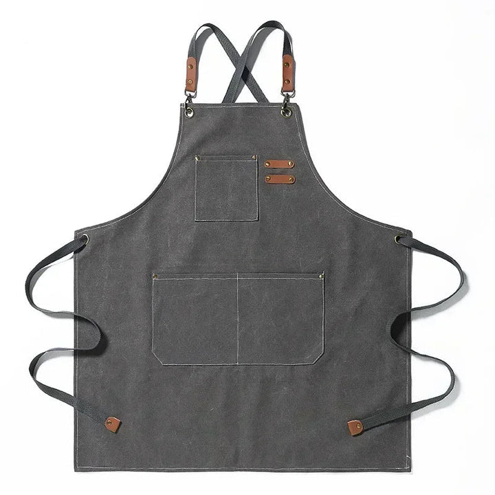 Canvas apron with pockets, adjustable, Unisex | Stornfield