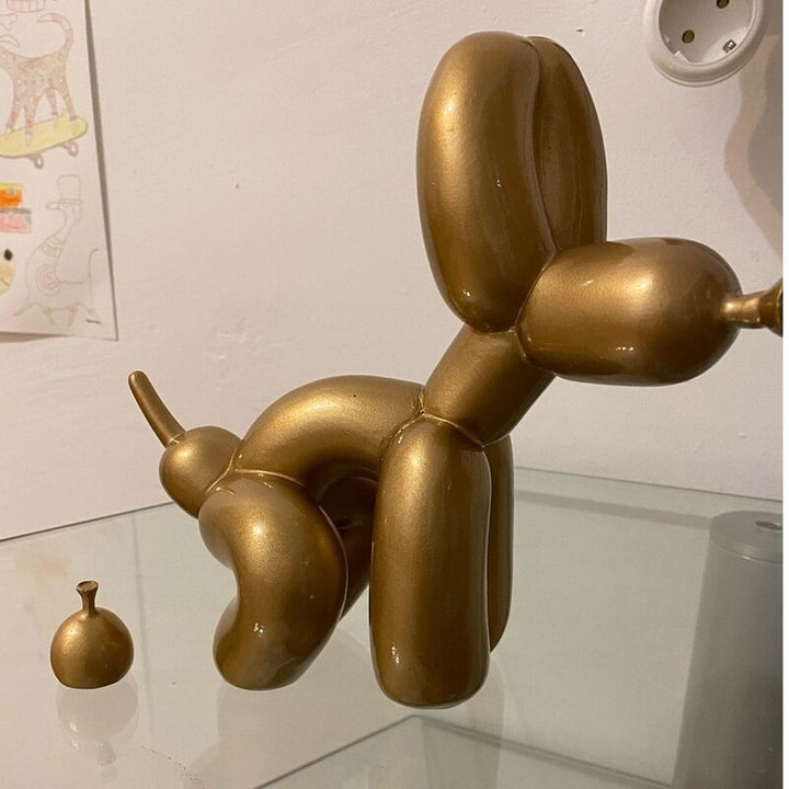 Stornfield | Balloon Dog Sculpture, Balloon Art Statue, Mini Collectible Figurine, Home Decor, Resin Figurine, Office Accessories, Room Decoration