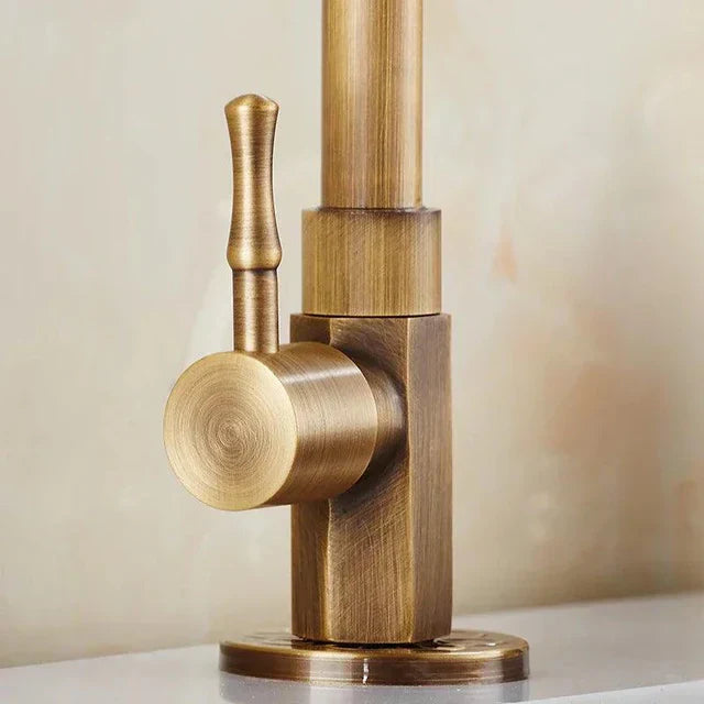 SwanFlow - Vintage kitchen faucet with elegant gooseneck design Stornfield