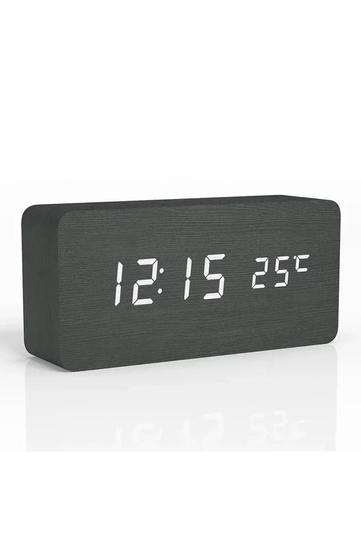 Stornfield | Wooden LED Digital Clock