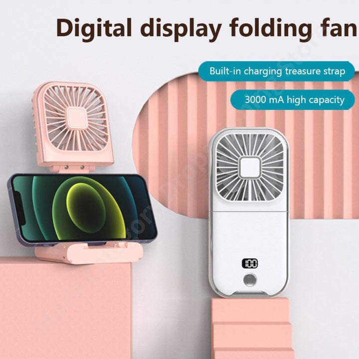 Stornfield | Portable Rechargeable Magic Phone Holder Cooling Fan