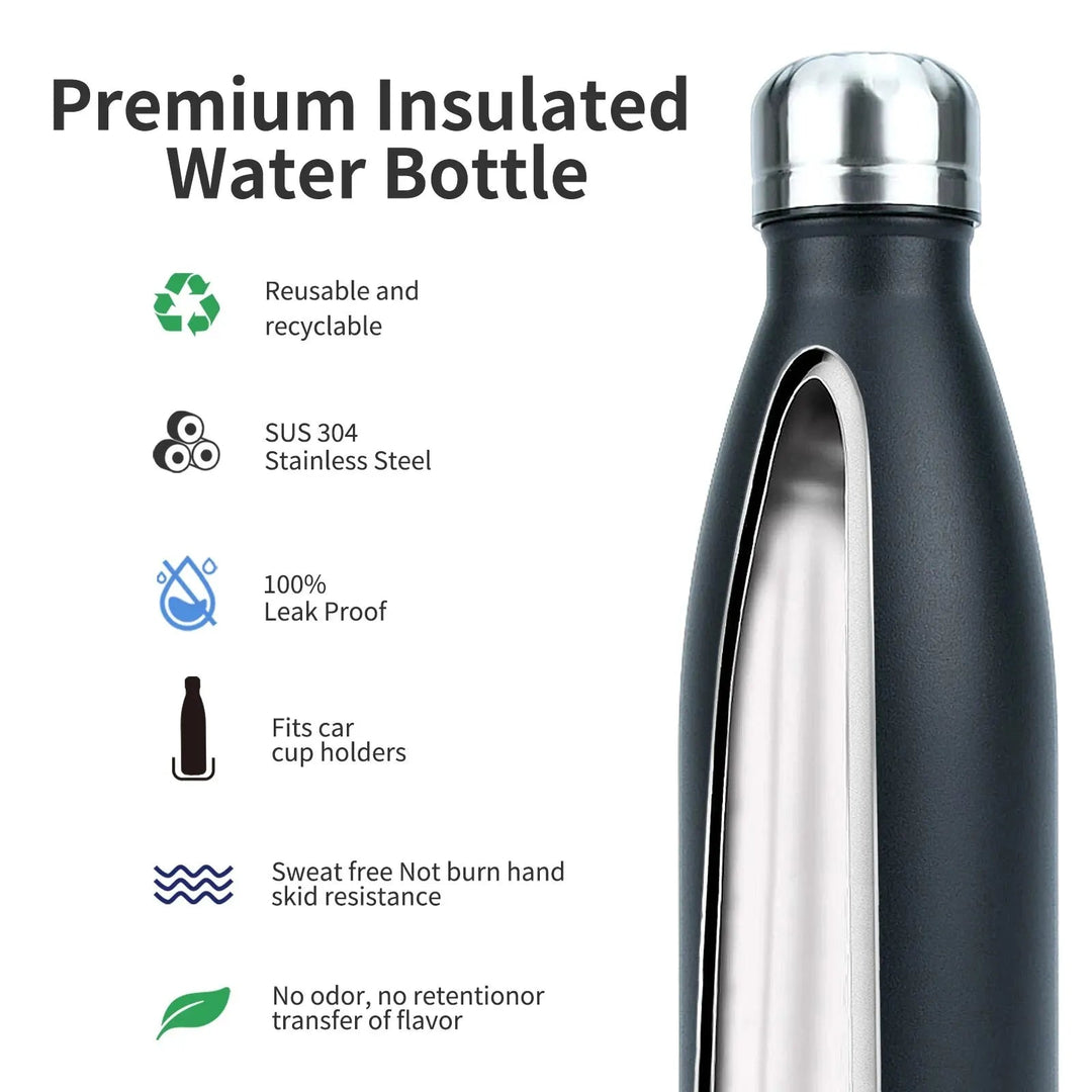 500 ml stainless steel bottle with vacuum insulation | Stornfield