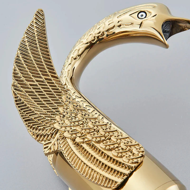 Stornfield | Swan Single Handle Golden Basin Faucet