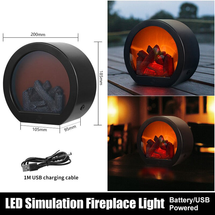 Inferno PortaStornfielde Fireplace Night Lamp | Stornfield