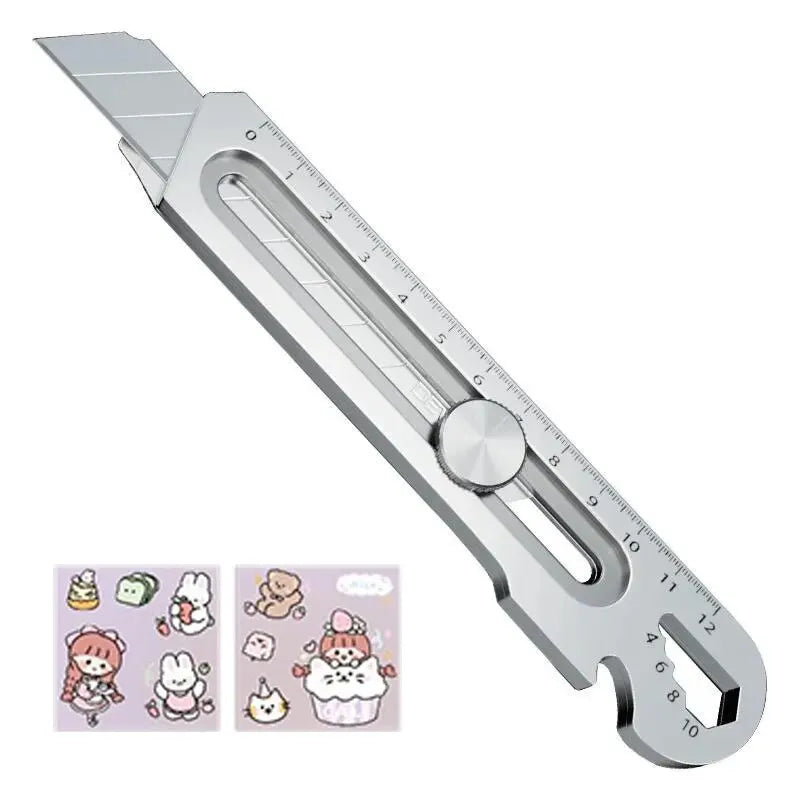 6in1 Multipurpose Stainless Steel Retractable Heavy Duty Snap-Off Blade | Stornfield