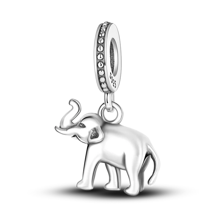 Stornfield | 925 Sterling Silver Charms, Leopard Gold Beads, Colorful Chameleon Rhino Lion Beetle Cat Pendant Compatible with Original Pandora Bracelet Jewelry