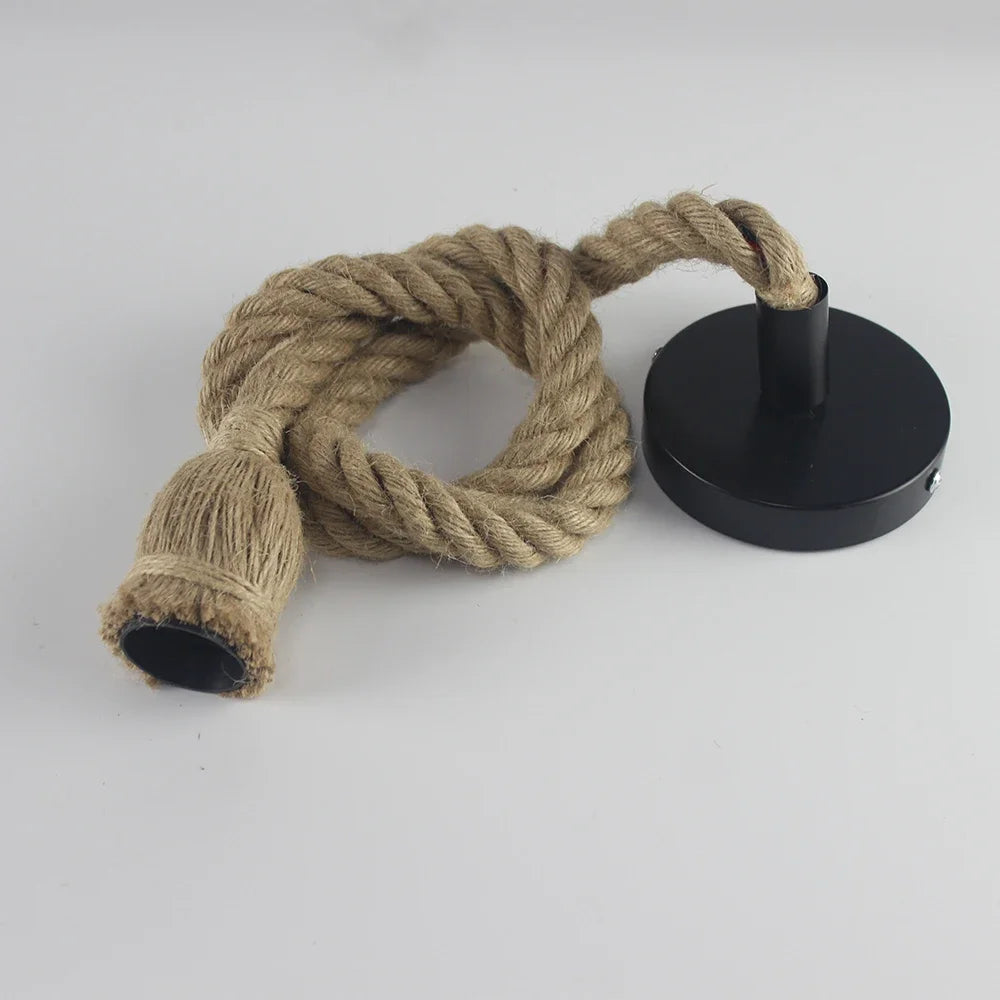 Stornfield | Vintage Hemp Rope Pendant Light
