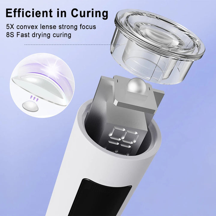UV nail pen with folding stand - rechargeable | Stornfield