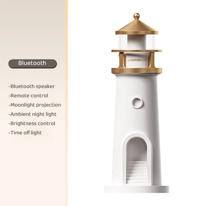 Stornfield | Bluetooth Lighthouse Mood Lamps Music Dimmer Projection