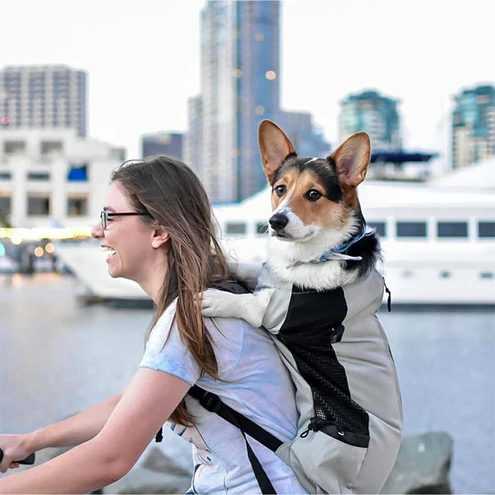 Dog backpack for outdoor & travel breathable Stornfield