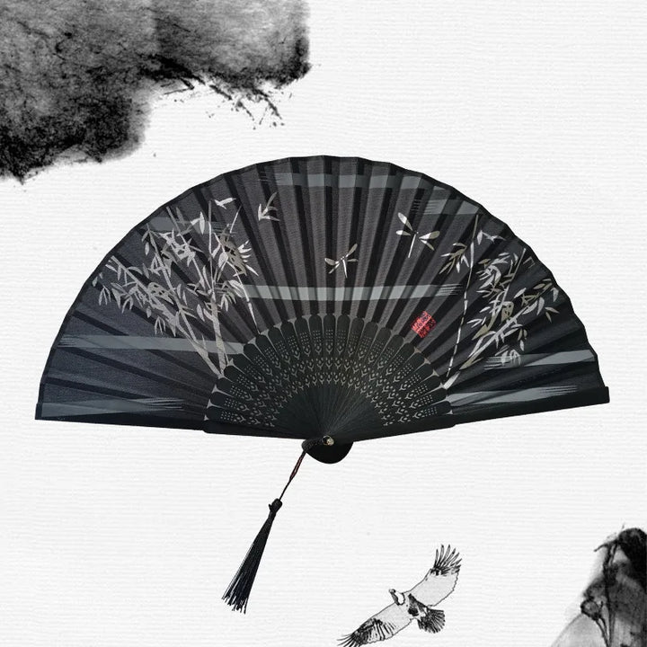 Traditional Japanese Style Floral Hand Fan | Stornfield
