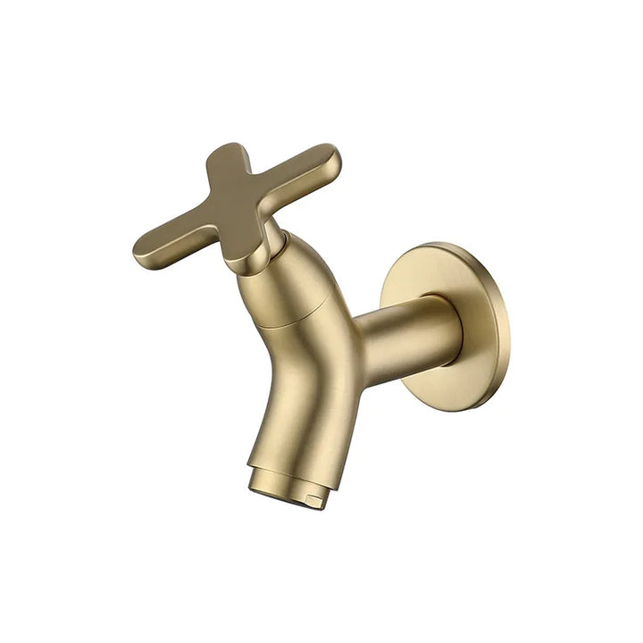 Stornfield | BrassFlow – Wall-Mounted Cold Water Tap in Solid Brass
